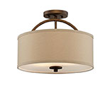 Bronze Semi Flush Lights